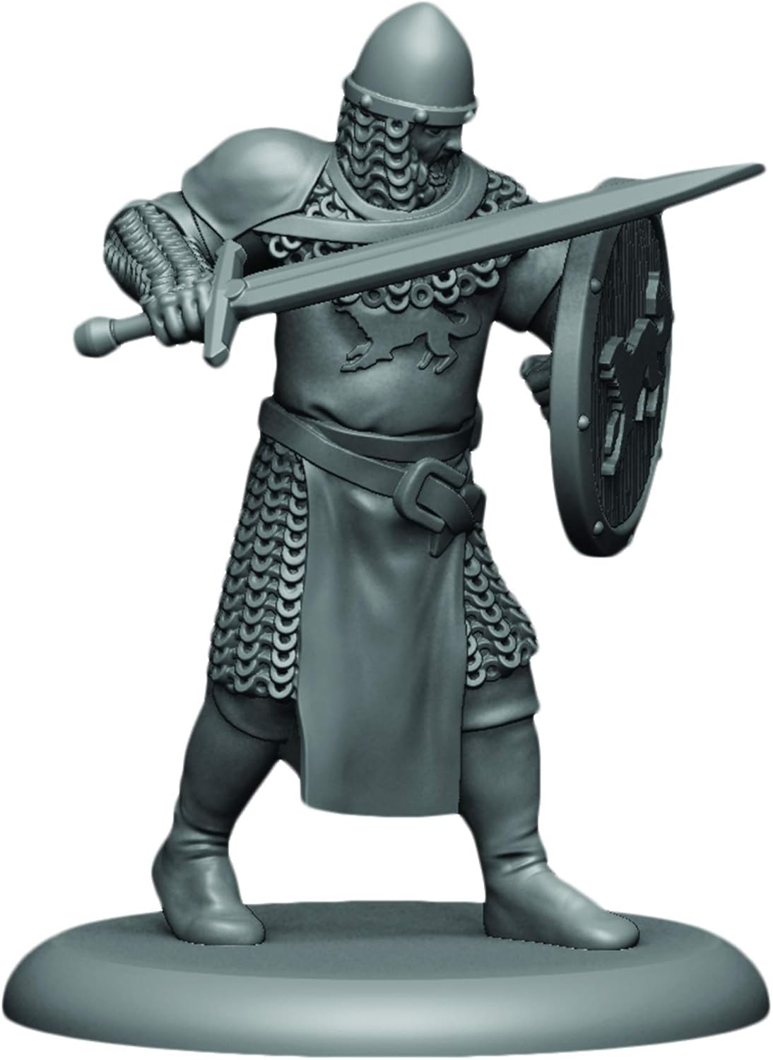 CMON Juego de miniaturas de mesa de una canción de hielo y fuego, caja de unidades de espadas juradas Stark – Promesa de lealtad a House Stark!