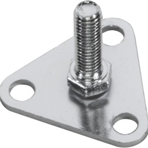 Akro-Mils AWFOOTPLATE4PK – Placa de pie para sistema de estante de alambre cromado con patas verticales, paquete de 4 unidades Akro-Mils AWFOOTPLATE4PK – Placa de pie para sistema de estante de alambre cromado con patas verticales, paquete de 4 unidades