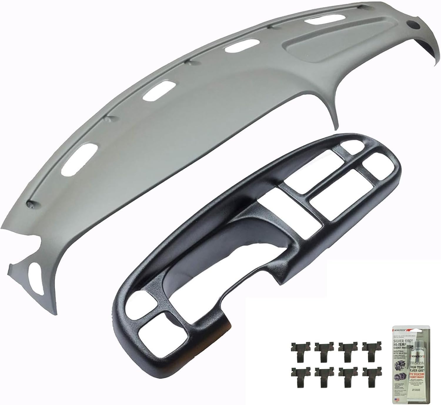 KARPAL Tablero con cubierta de bisel compatible con Dodge Ram 1500 2500 3500 1998 1999 2000 2001