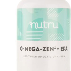 NuTru O-Mega-Zen3 EPA – Suplemento vegano Omega 3 – Alternativa al aceite de pescado – Ácidos grasos omega-3 DHA y EPA a base de algas marinas de NuTru O-Mega-Zen3 EPA – Suplemento vegano Omega 3 – Alternativa al aceite de pescado – Ácidos grasos omega-3 DHA y EPA a base de algas marinas de