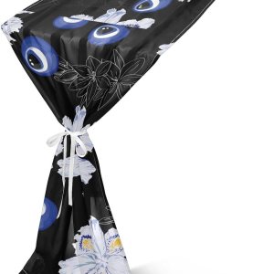 Flower Evil Eyes Mid Century Modern Table Runner Fall Decorations for Home for Dining Table Decor Halloween Kitchen Decor 120 Inches Long Flower Evil Eyes Mid Century Modern Table Runner Fall Decorations for Home for Dining Table Decor Halloween Kitchen Decor 120 Inches Long