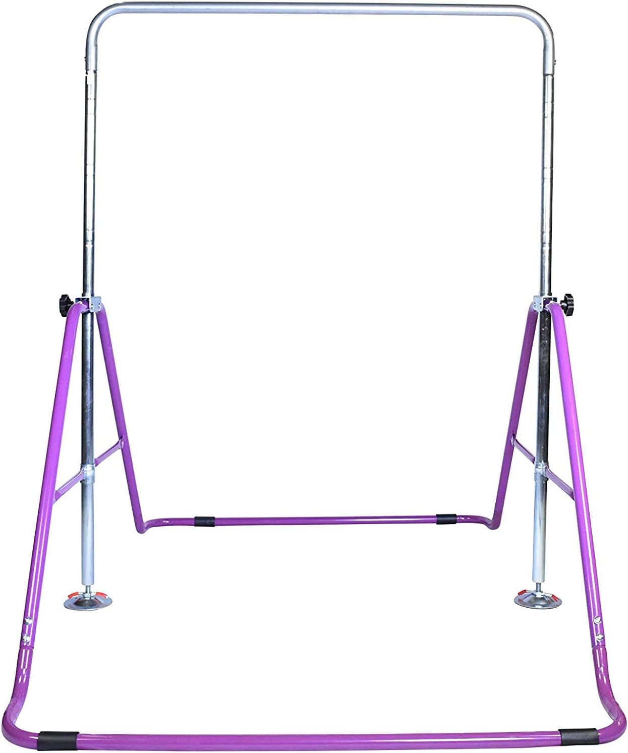 Barra de gimnasia para niños de Gympro, con 2 x 6 tapetes para tumbas, para gimnasio en la selva, barra de entrenamiento horizontal para niños,
