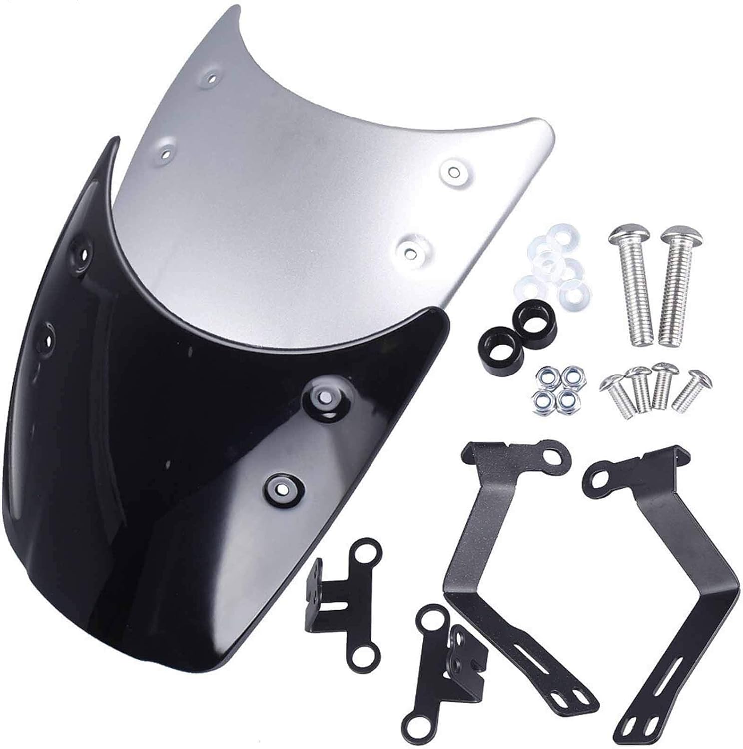 GLoyer Parabrisas de motocicleta compatible con BMW R NINET R9T R 9 T Racer Pure Urban Scrambler 2014-2020 R Nine T Parabrisas, deflector de viento,