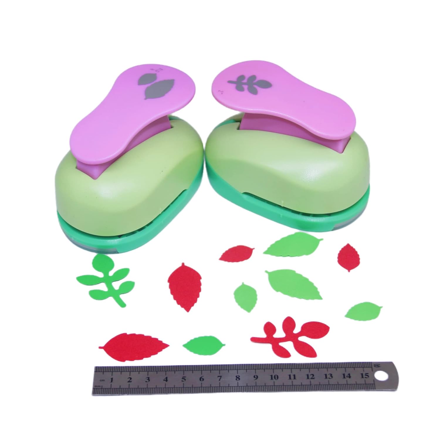 Cady Craft Punch – Punzones de papel de hoja de 2 pulgadas (2 pulgadas)