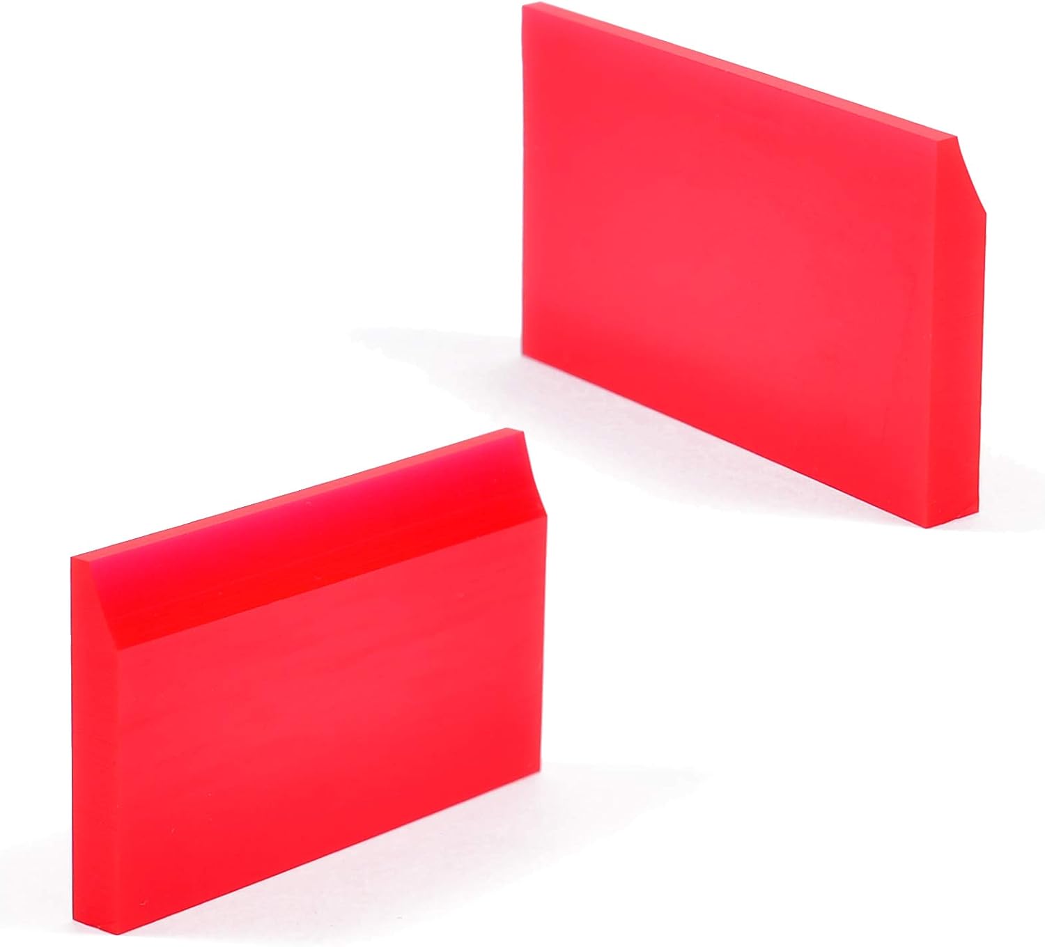 Escobilla de goma extra pequeña de 2 pulgadas, flexible y suave, no raya, para limpieza de impresión 3D de resina, limpieza de cristales traseros de