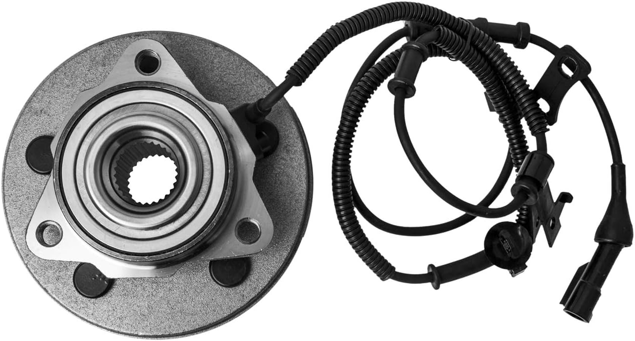 515078 x2 (par) Cojinete de rueda delantera y conjunto de cubo compatible con Ford Explorer Mercury Mountaineer 2006-2010 Explorer Sport Trac (exc.