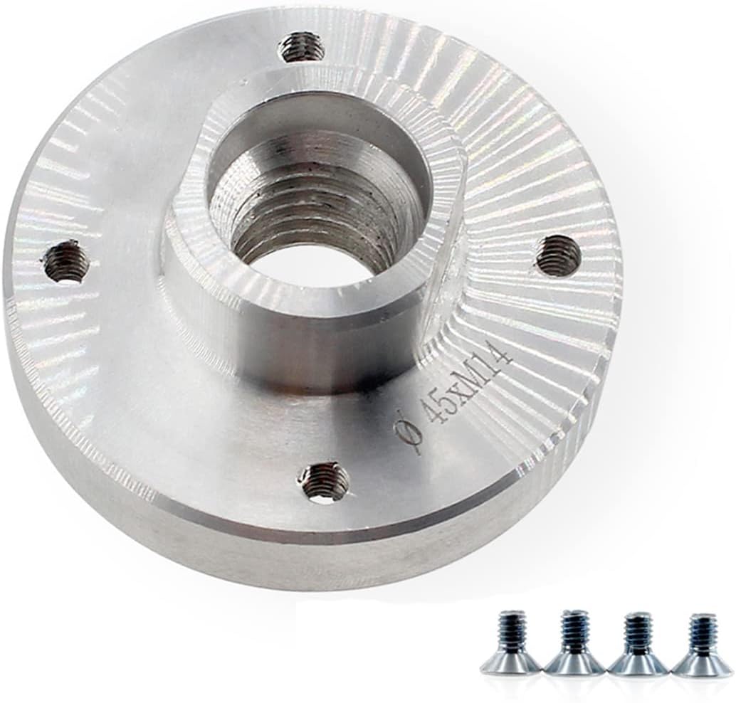 Tuerca de aluminio del reborde del hilo 58-11 del reborde del adaptador para las piezas de repuesto de las herramientas eléctricas 1 pedazo