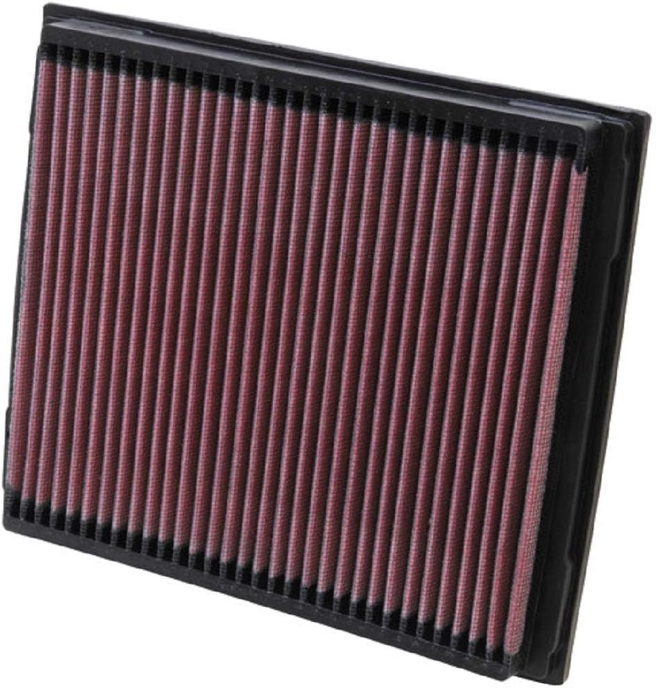 K&N Filtro de aire del motor Aumente la potencia y remolque, lavable, Premium, Filtro de aire de repuesto Compatible 1996-2005 LAND ROVER (Defender,