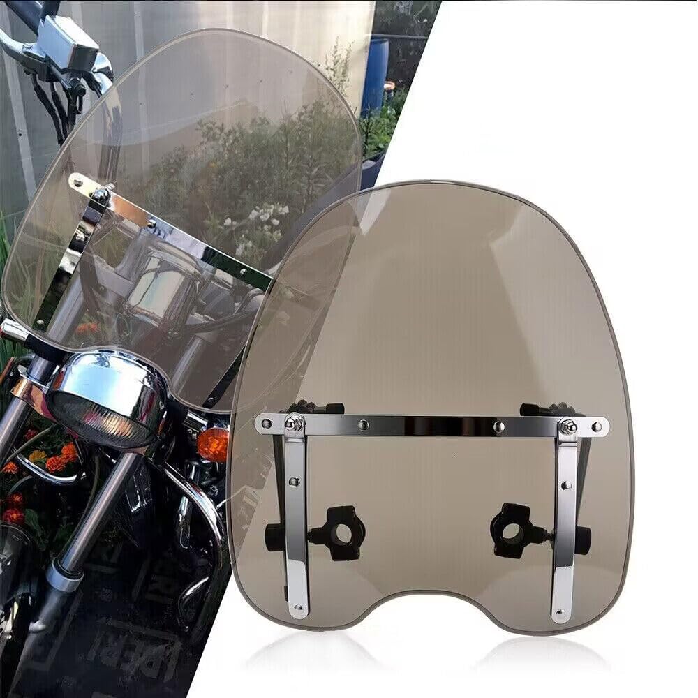 Parabrisas para parabrisas Kawasaki Vulcan VN 500 750 800 900 1500 1600 1700 – Amarillo brillante