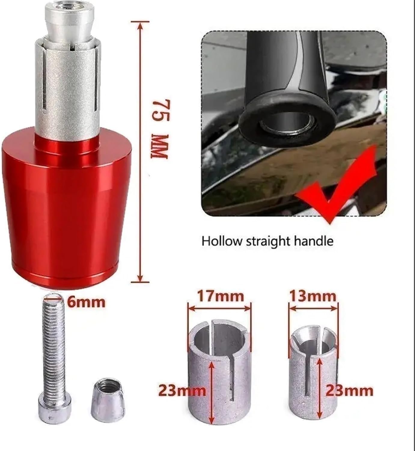 Agarraderas de motocicleta extremos de manillar de 78 pulgadas de gel de goma para Benelli TRK502X TRK 502X 2020 2021 2022