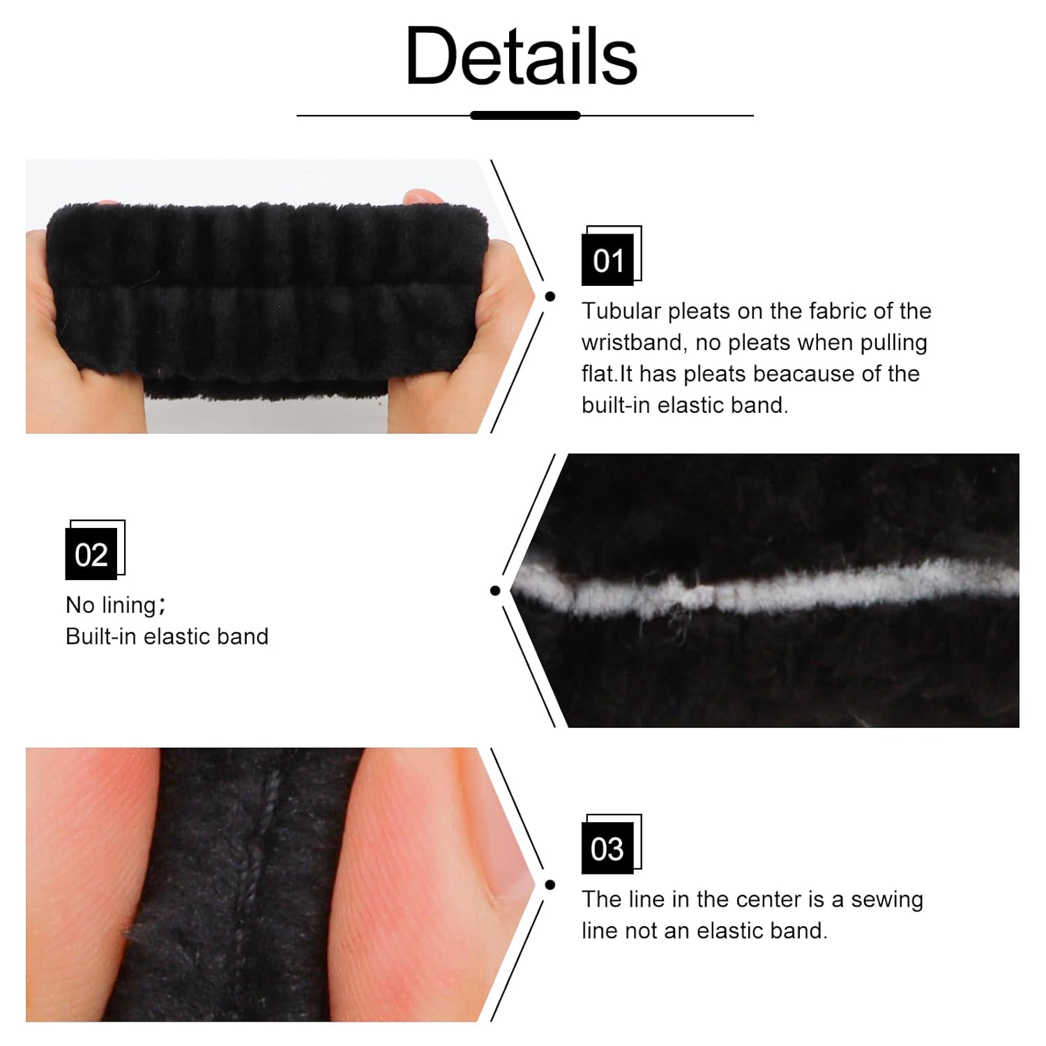 WHAVEL Juego de 3 diademas de spa y muñequeras, lindas diademas de orejas de conejo para lavar la cara, maquillaje, diadema facial, muñequeras para