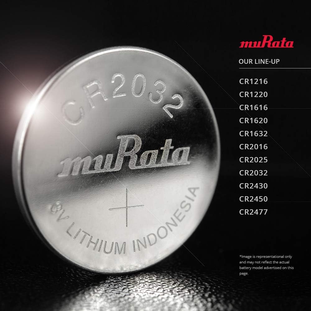 Murata Batería CR2430 DL2430 ECR2430 3V Litio Moneda Celda (20 Baterías)