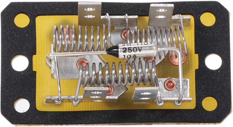 SCITOO Ventilador de calentador de aire acondicionado, ventilador HVAC y motor resistor apto para 1996-2007 para Ford Taurus 1996-2005 para Mercury