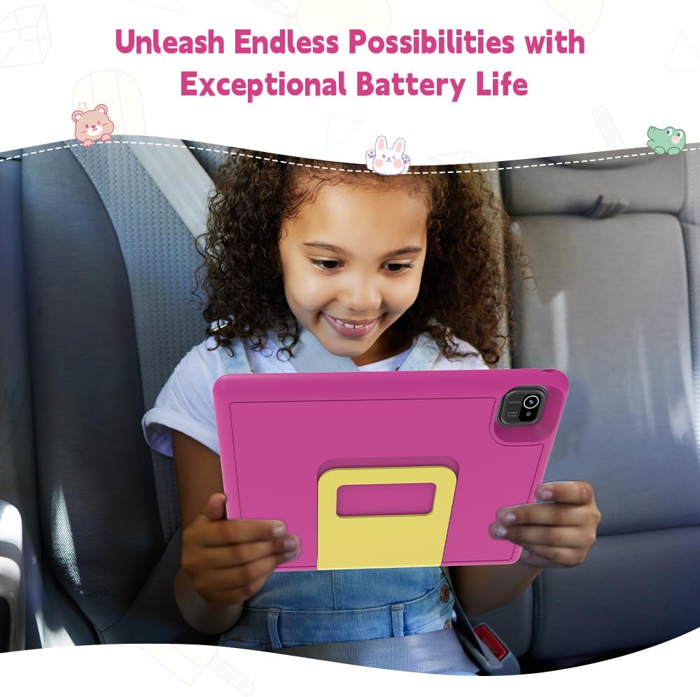 ApoloSign Tablet para niños de 10 pulgadas, tableta Android 13 para niños, 2+32 GB de almacenamiento, aplicaciones educativas preinstaladas con