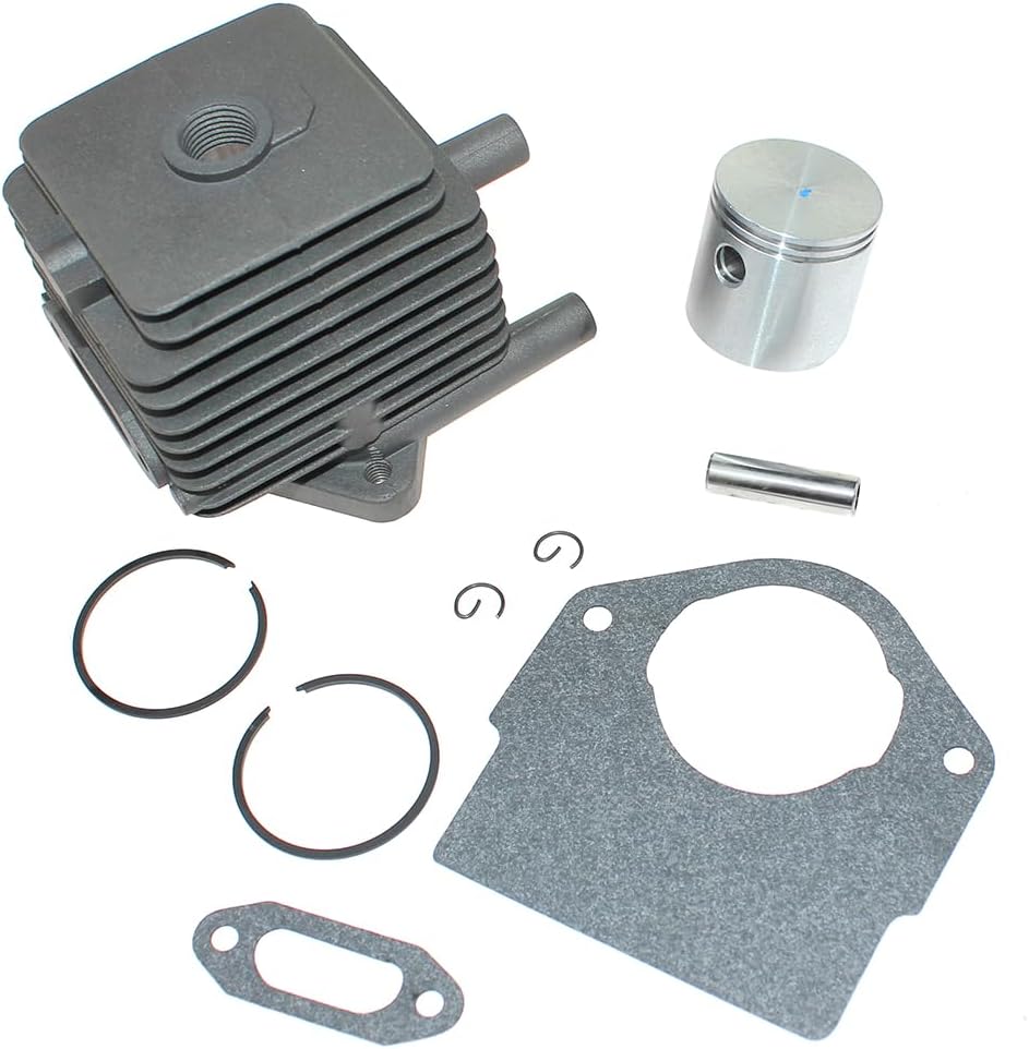 Kit de pistón de cilindro para 25CC MTD Ryobi Troy-Bilt Yard-Man Bolens Cub Cadet Yard Machines McCulloch Craftsman 753-1206 753-04814 181622