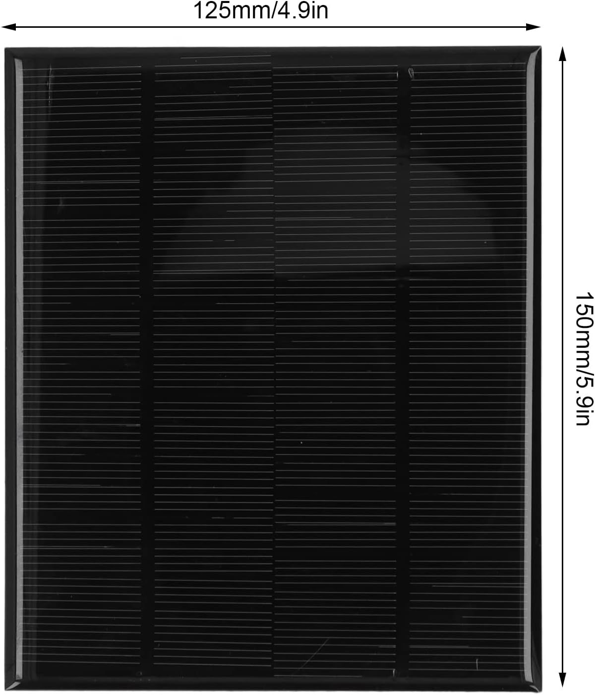 BOLORAMO El panel de carga solar, ahorro de energía portátil del cargador 10V del panel solar para los usos de iluminación fuera de la red