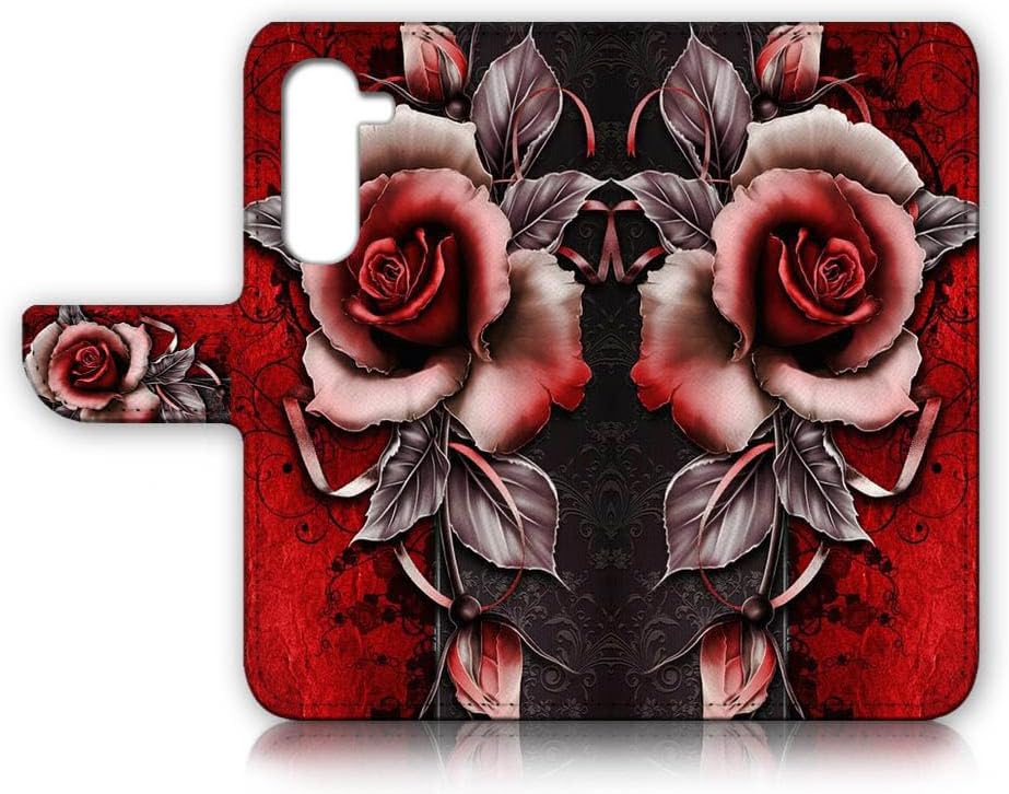 AD003 para Samsung S23+, Samsung Galaxy S23 Plus, diseño artístico, estilo cartera, diseño artístico, pintura de mariposa, protección de cuerpo