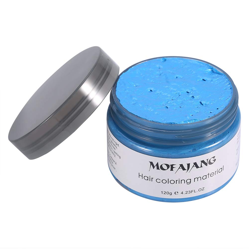Cera para colorear el cabello, 4.23 oz DIY cera para el cabello, peinado, modelado, crema para colorear el cabello, para hombres y mujeres, citas,