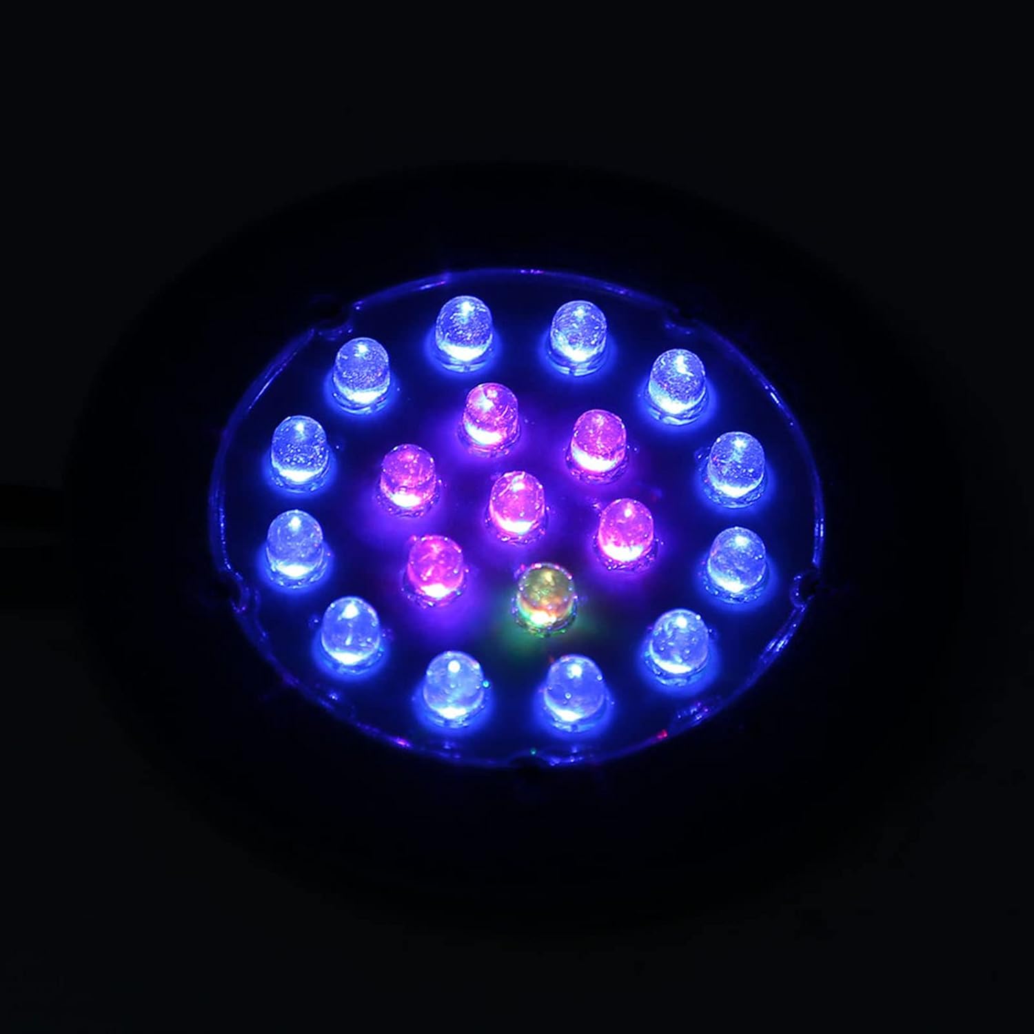 Fydun LED Acuario Aire, Control de Luz Cambiante Lámpara de Pescado Tanque de Peces Bubbler Bubble Stone Tank Decoración US Plug 100 240V