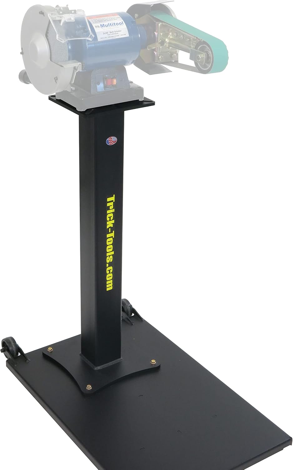 Trick-Tools Versa-Mount – Pedestal de piso de tornillo de banco y amoladora, fabricado en los Estados Unidos
