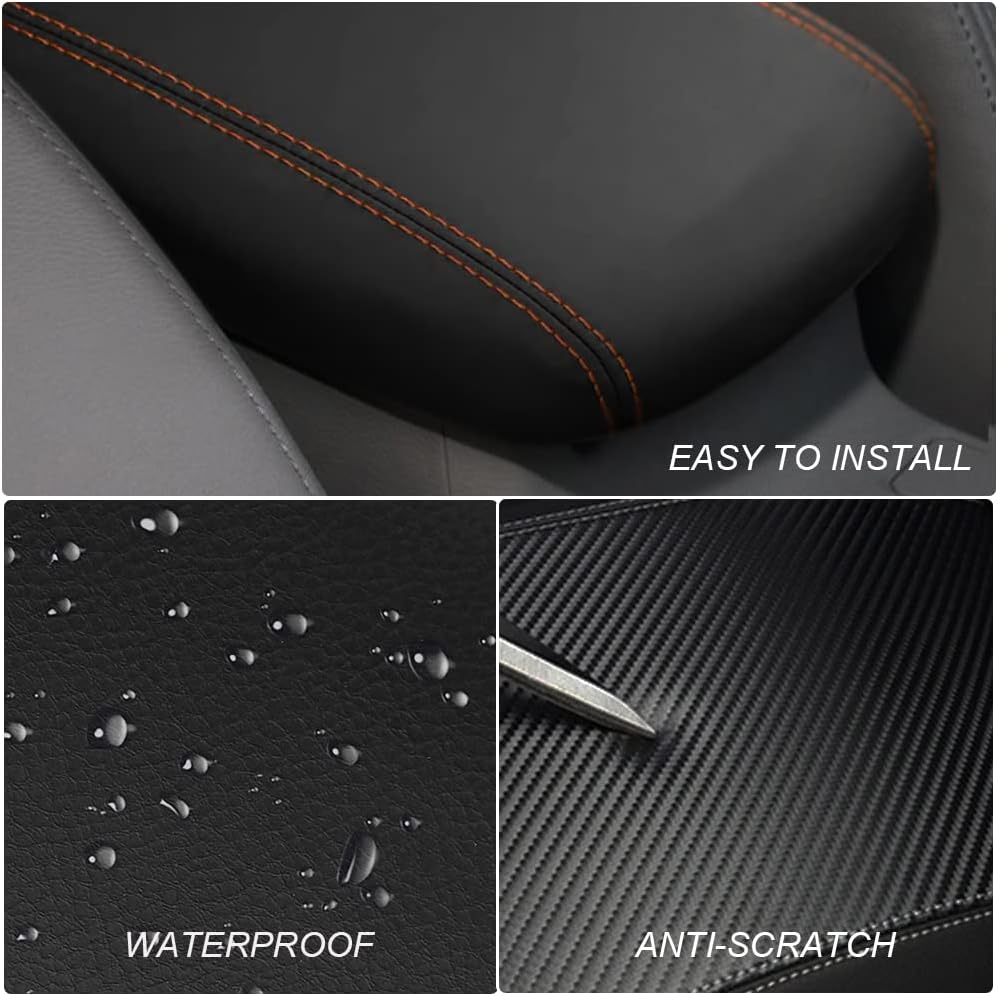 DEYTOP Funda de consola central para Subaru Crosstrek 2012-2017 funda para reposabrazos de automóvil para Subaru Impreza 2012-2017, accesorios