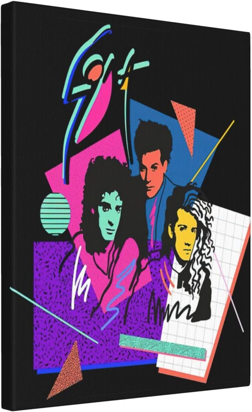 IsjHLAMr Soda Rock Band – Pinturas estéreas, arte de pared para dormitorio, cocina, decoración de pared, listo para colgar, decoración de