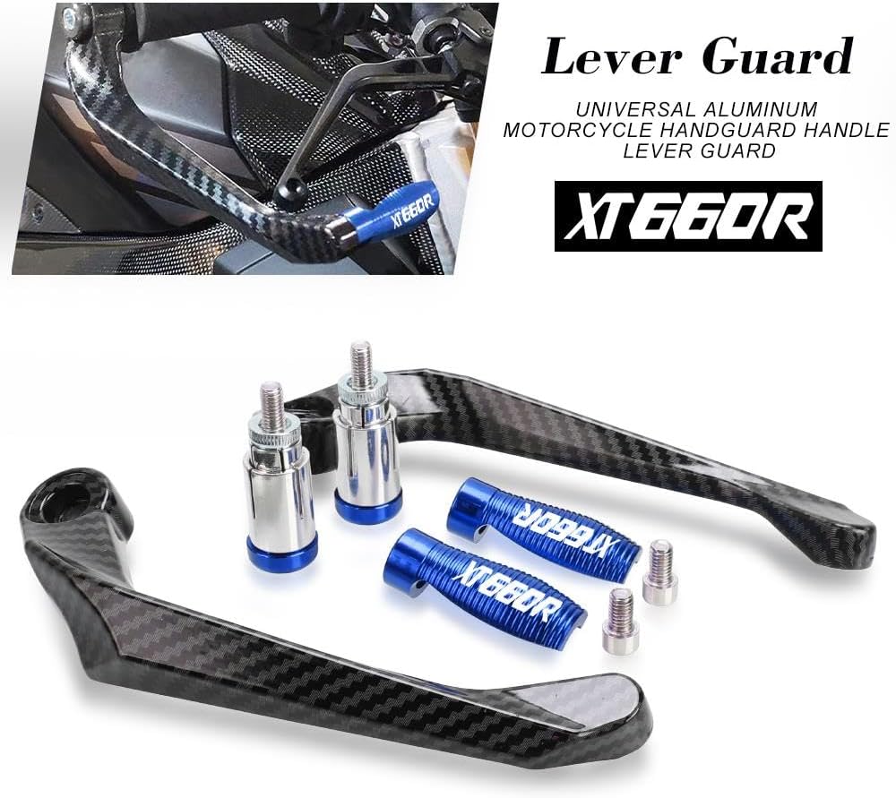 Accesorios de motocicleta Embrague Puños Guardia Manillar Palancas de Embrague Protector para Yamaha XT660R XT660 XT660X XT660Z 2004-2017 (Color