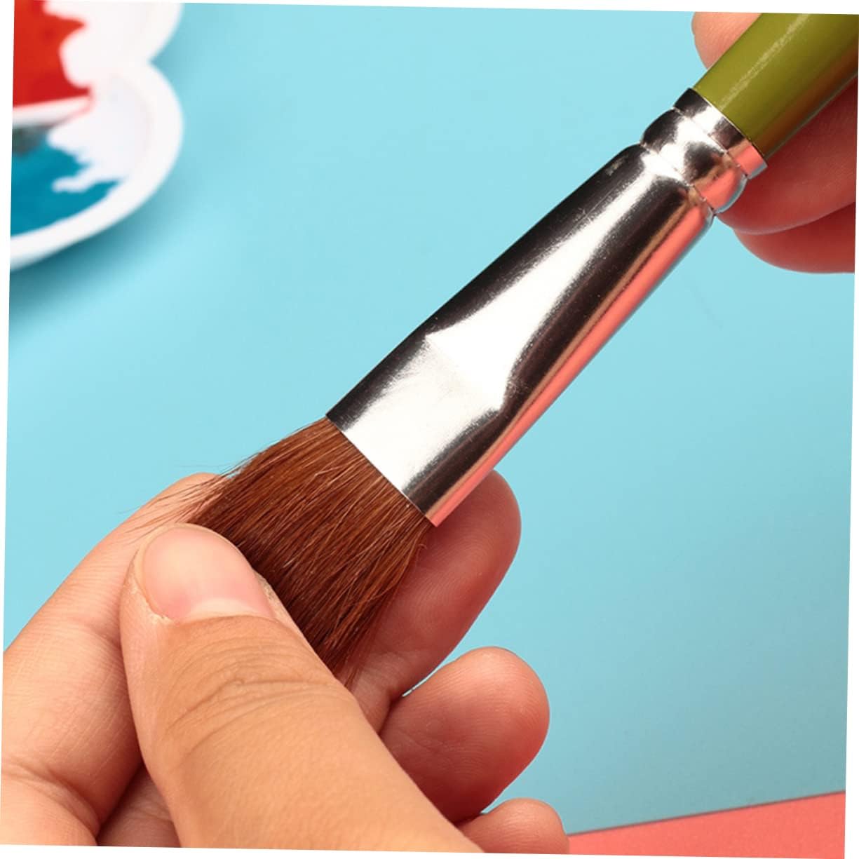 CORHAD Pinceles de pintura de acuarela, pincel pequeño, pincel acrílico, pinceles de pintura al óleo, pincel de acuarela, pincel de acuarela de pelo