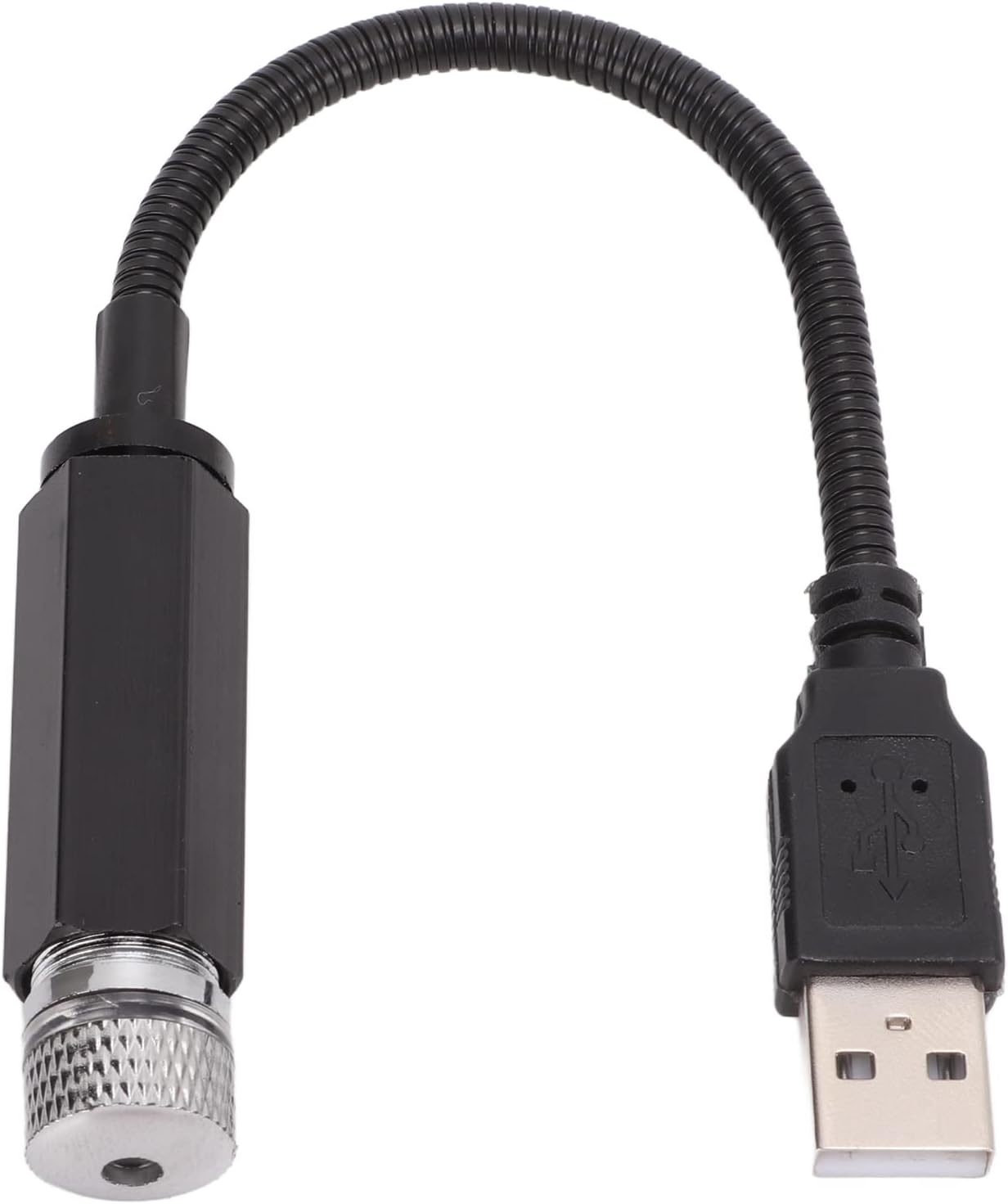 Proyector USB de estrella para techo de automóvil, luz nocturna, lámpara interior LED activada por sonido, luz de atmósfera USB estrellada para