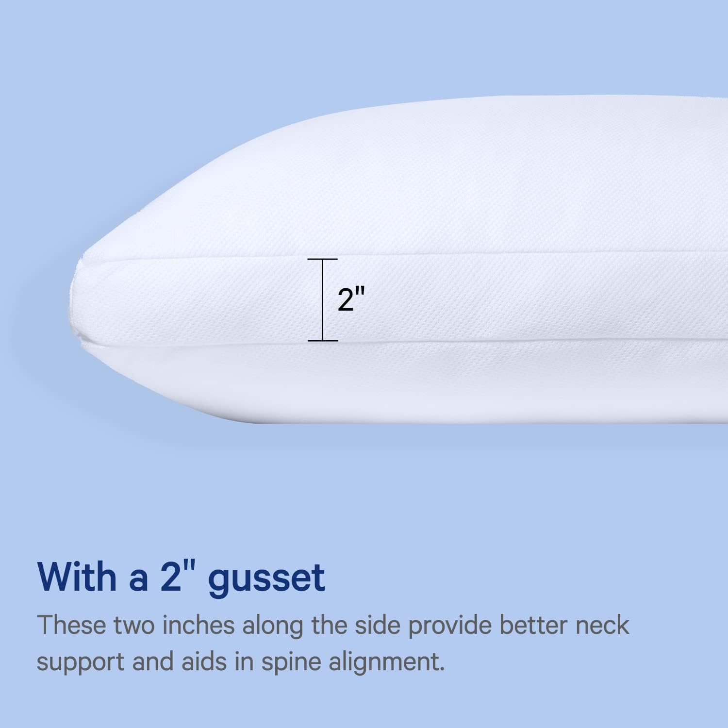 Casper Sleep Essential Almohada refrescante, King, color blanco