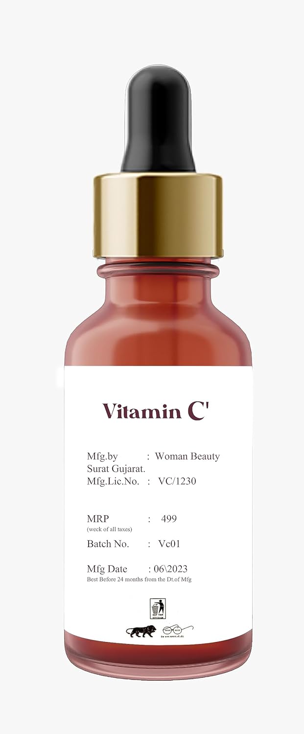 Suero de vitamina C, ilumina el tono de la piel, reduce las arrugas, la línea fina