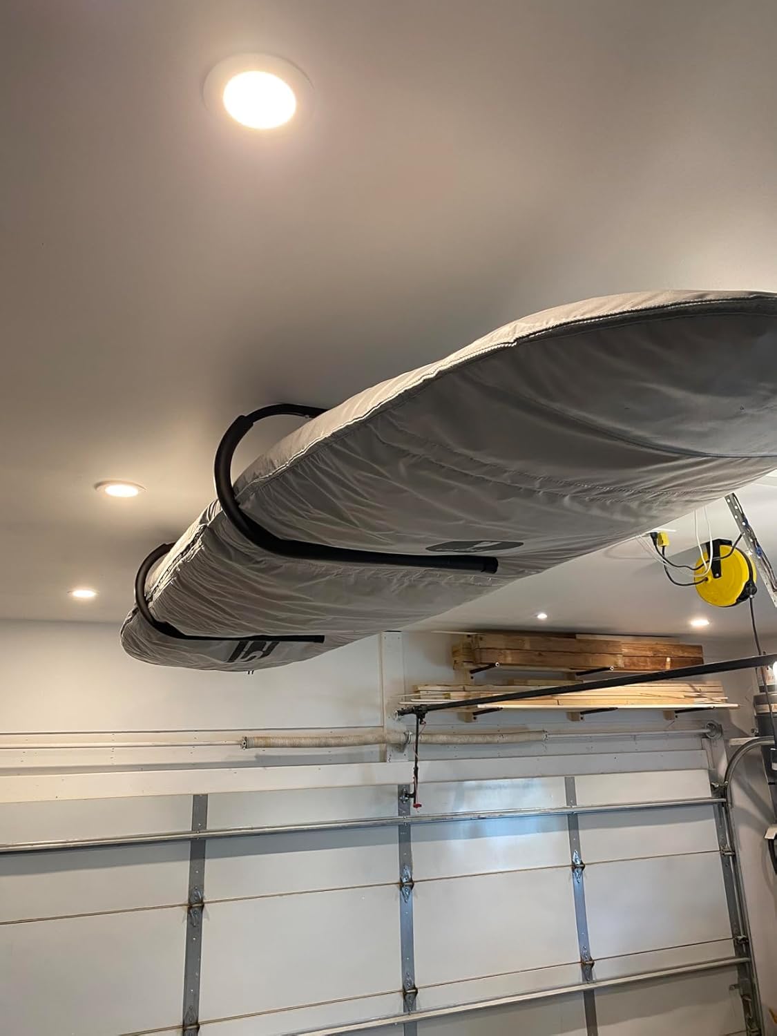 HUIMENG – Estante de almacenamiento para tablas de surf para techo y pared, estante para tabla de surf o SUP para tablero interior y garaje