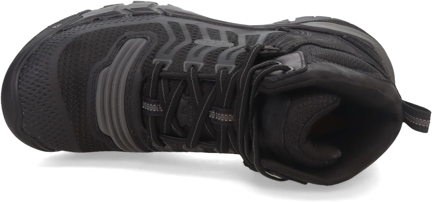 KEEN Utility Kansas City Botas de trabajo atléticas impermeables con punta compuesta KBF de altura media para hombre