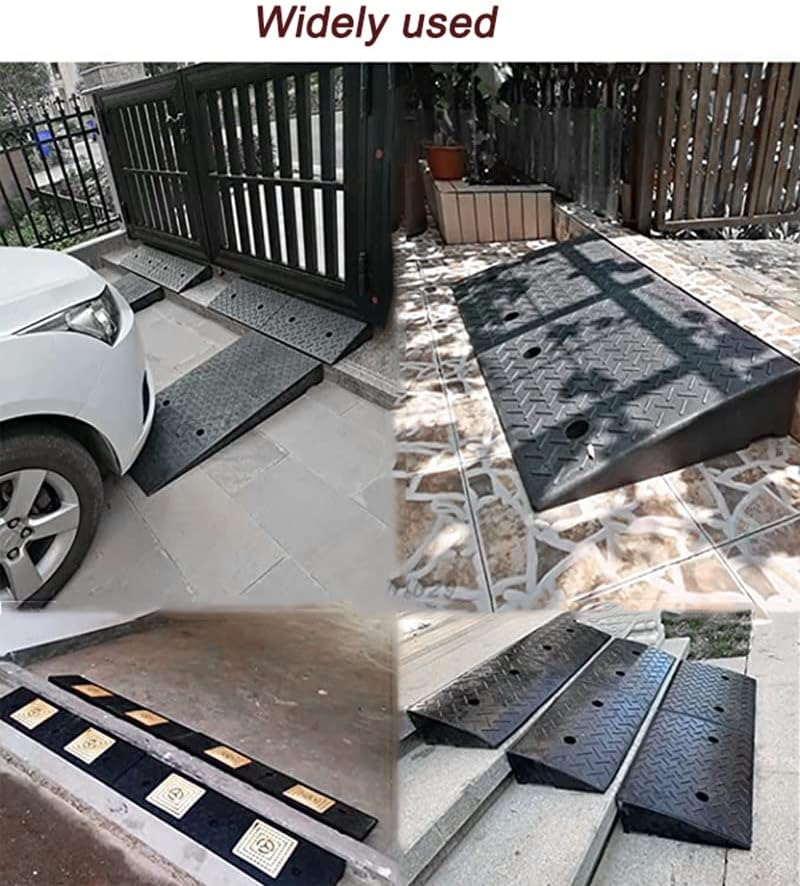 Rampas antideslizantes para umbral de puerta para interiores y exteriores, scooters eléctricos y sillas eléctricas, rampas de umbral para silla de