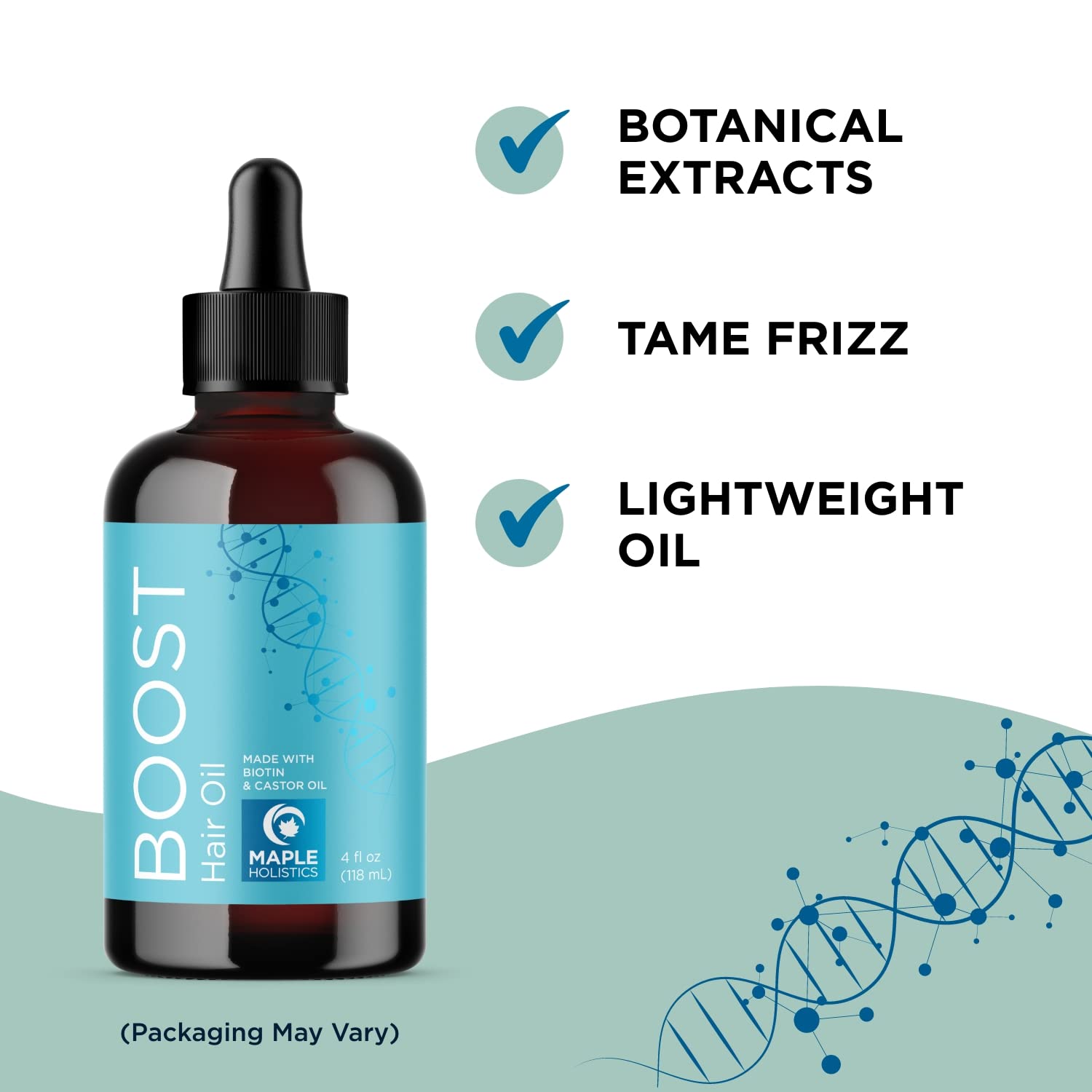 Champú de biotina vegana y aceite de biotina para el cabello, champú grande para engrosar el cabello y suero de biotina para el crecimiento del