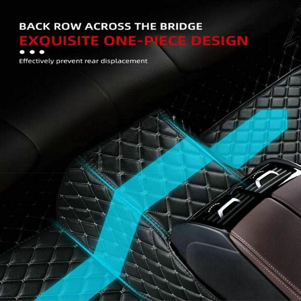 Alfombrillas de cuero personalizadas impermeables para el 99 % de los sedán, SUV, automóvil deportivo, negro, beige, almohadillas de vehículo para