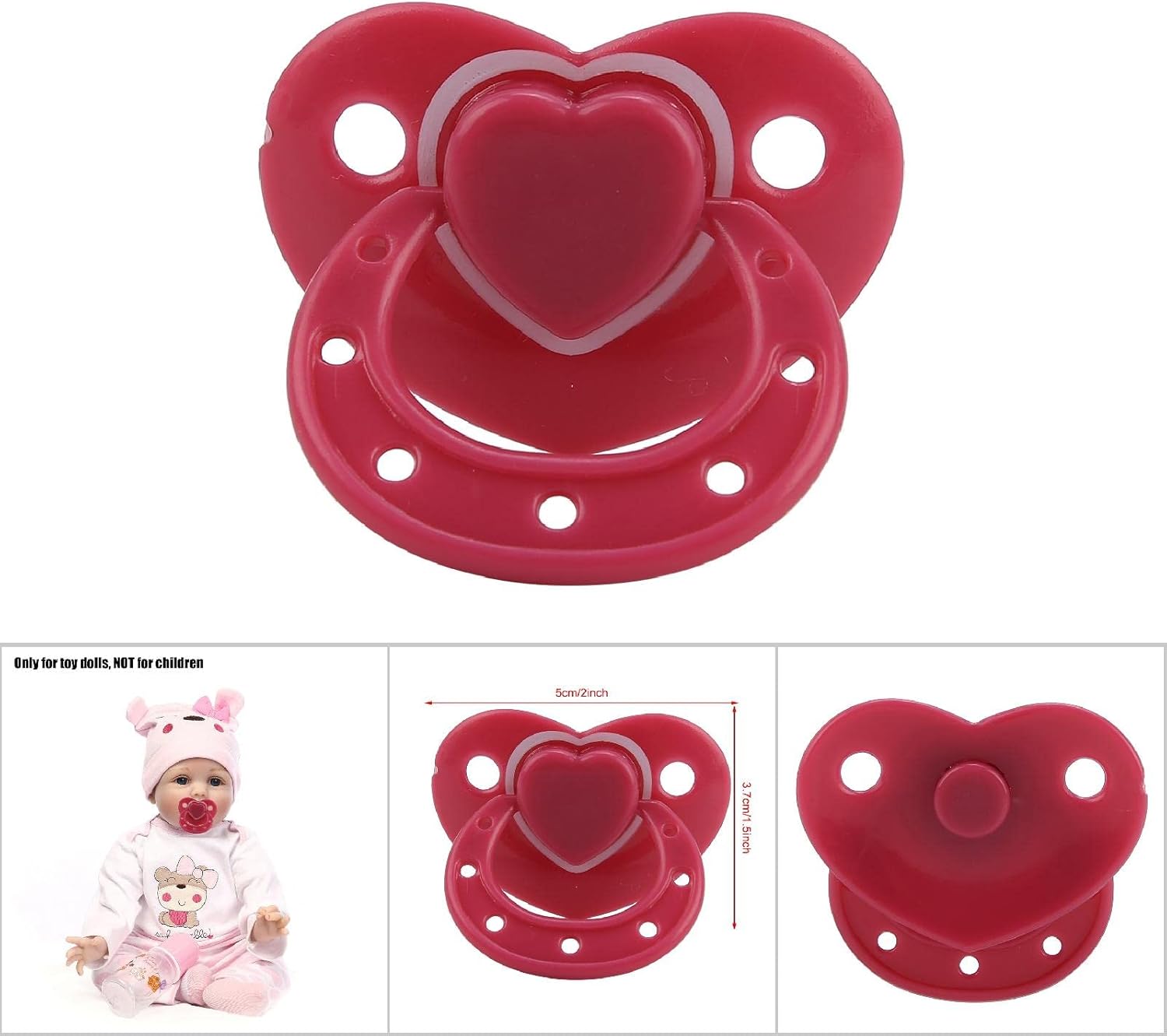 Chupete de muñeca Reborn, chupete magnético para muñecas de bebé recién nacido, accesorios de simulación magnética, regalo para accesorios de muñeca