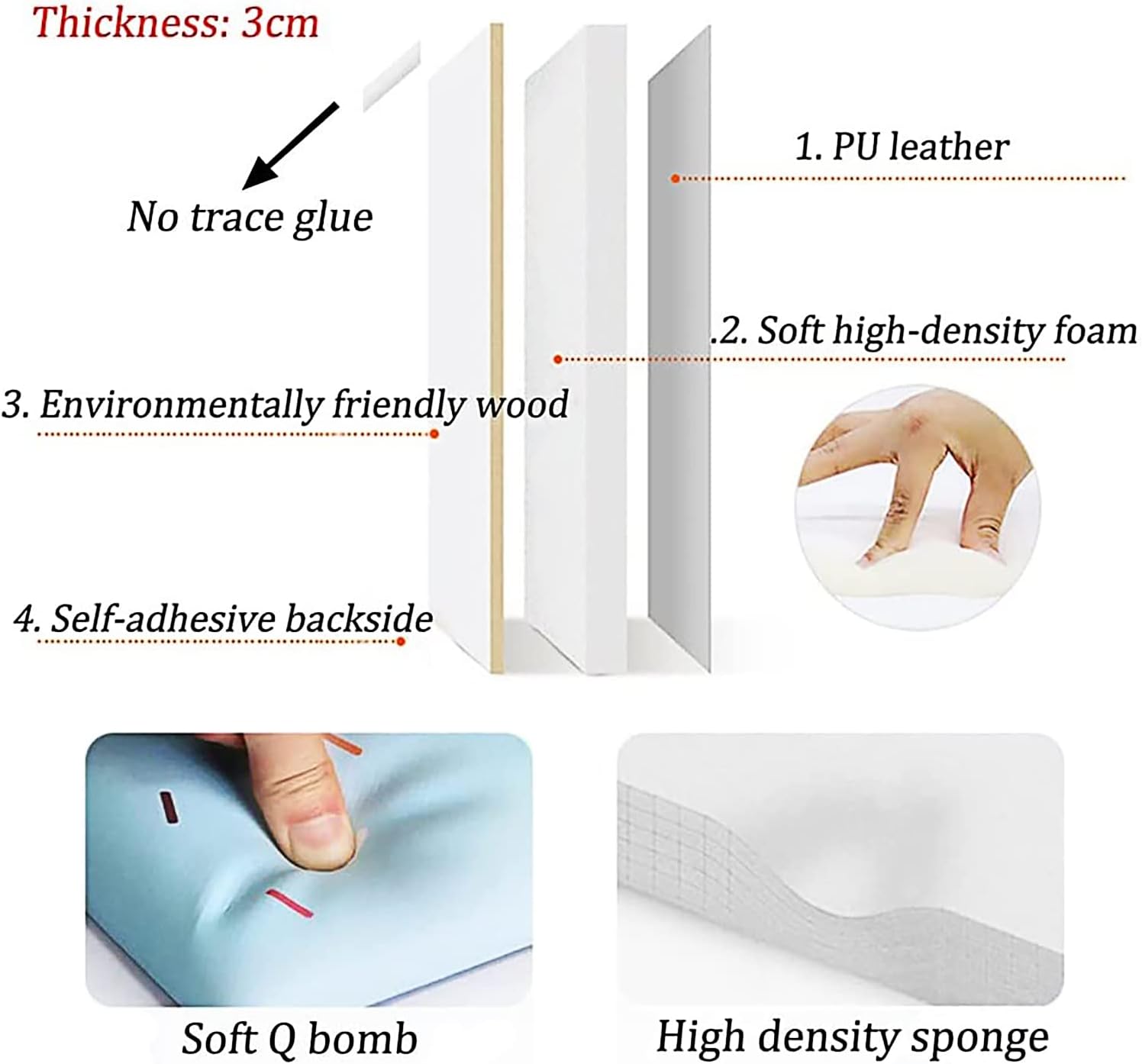 Acolchado de pared 3D anticolisión para niños, paneles de pared tapizados para despegar y pegar, cabecera Queen, protección decorativa para sala de