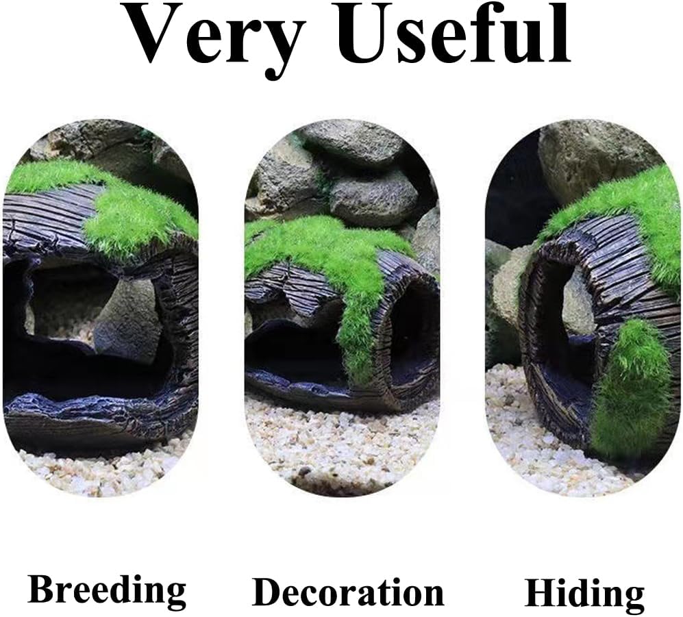 Betta – Accesorios decorativos para pecera, escondite de acuario de cueva de peces pequeño, adorno de pecera de 5 pulgadas