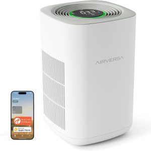 HomeKit Purificador de aire sobre hilo funciona con Apple Home (requiere Apple Home Hub) 3 etapas H13 True HEPA Smart Air Cleaner 1000 pies HomeKit Purificador de aire sobre hilo funciona con Apple Home (requiere Apple Home Hub) 3 etapas H13 True HEPA Smart Air Cleaner 1000 pies