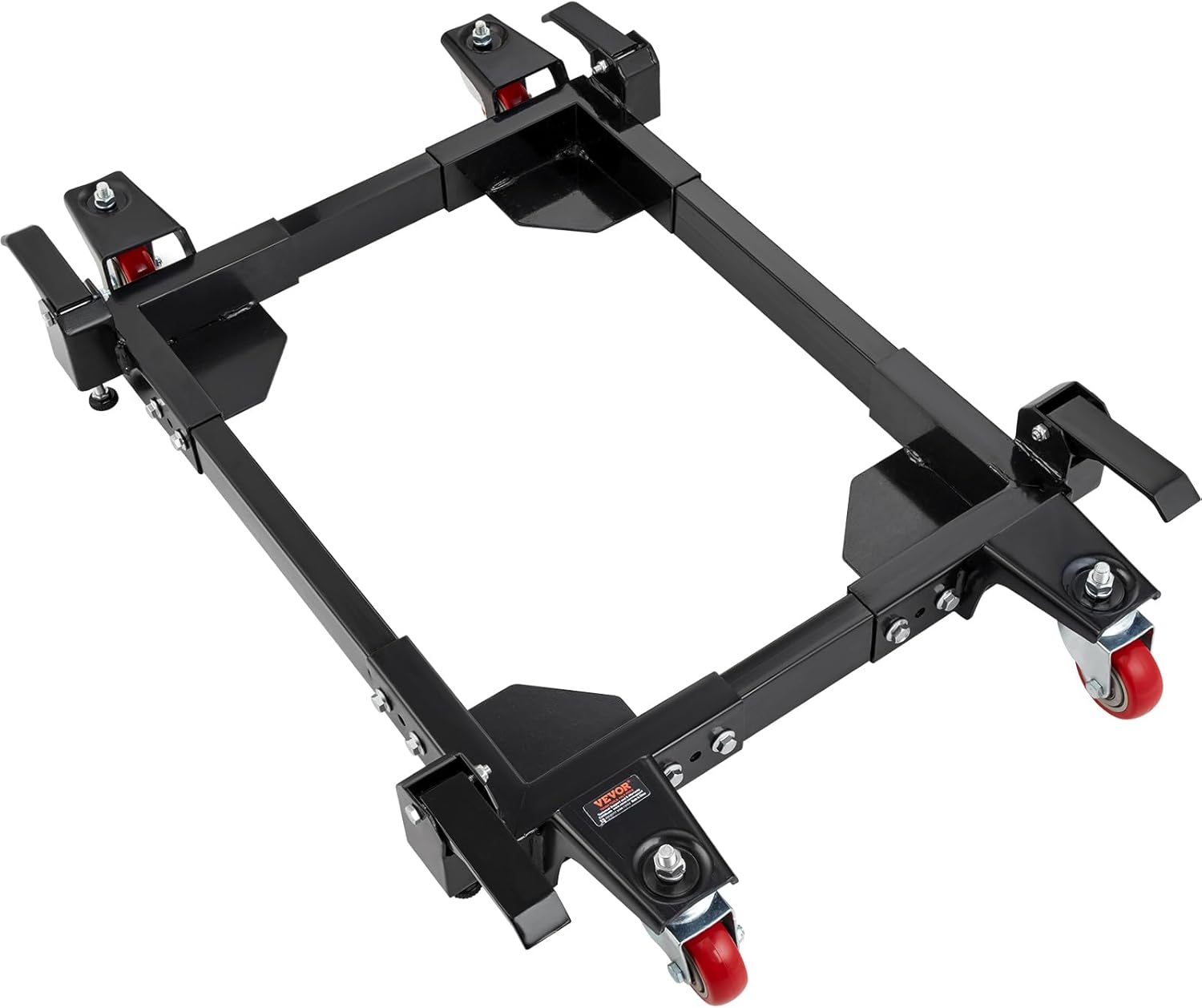 VEVOR Base móvil, capacidad de 1500 libras, ajustable de 20.7 x 23.7 pulgadas a 28 x 33.5 pulgadas, soporte de base móvil universal resistente con 4