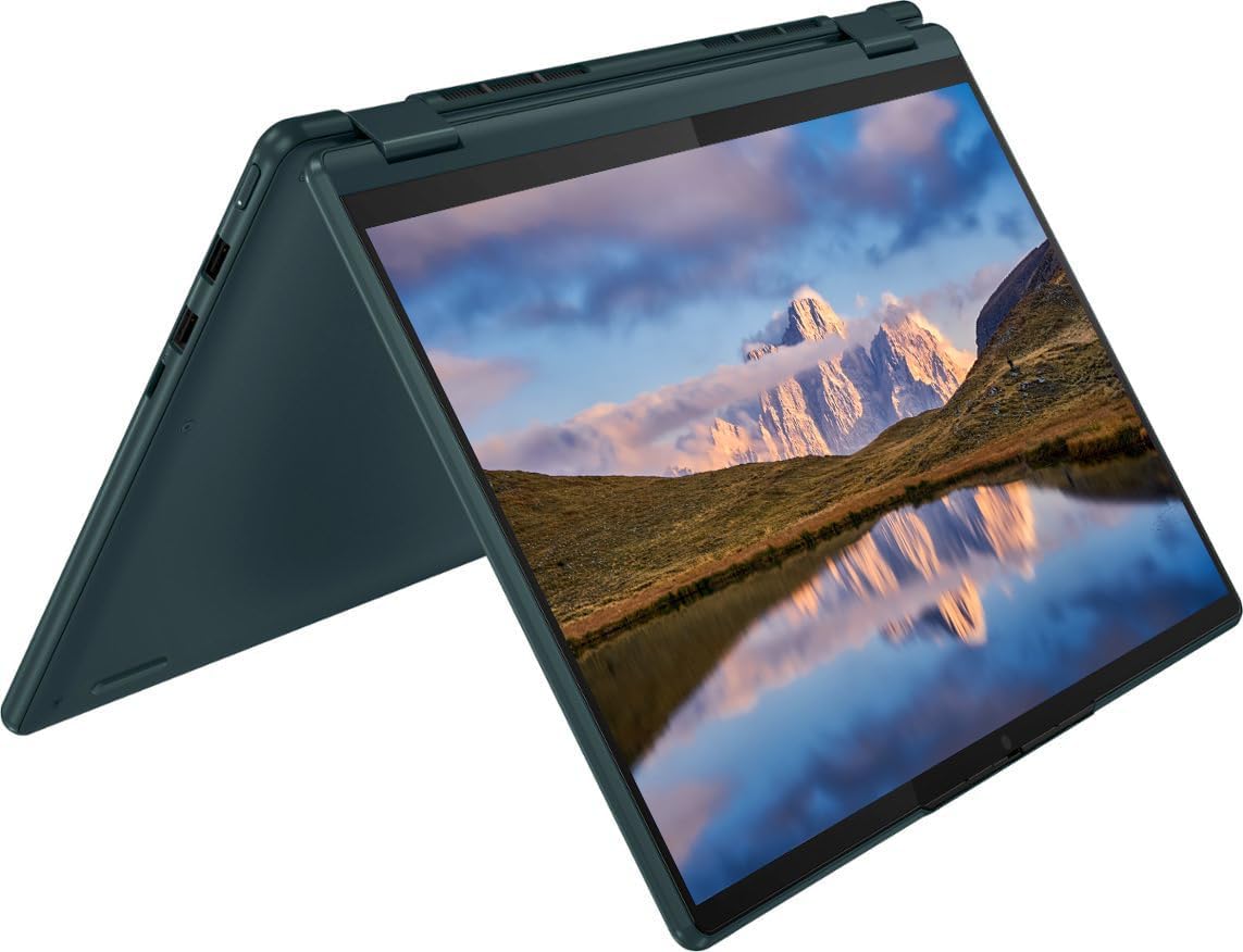 Lenovo Laptop Yoga 6 2 en 1, pantalla táctil WUXGA de 13.3 pulgadas, AMD Ryzen 5 7530U de 6 núcleos, 8 GB de RAM, 512 GB NVMe SSD, teclado