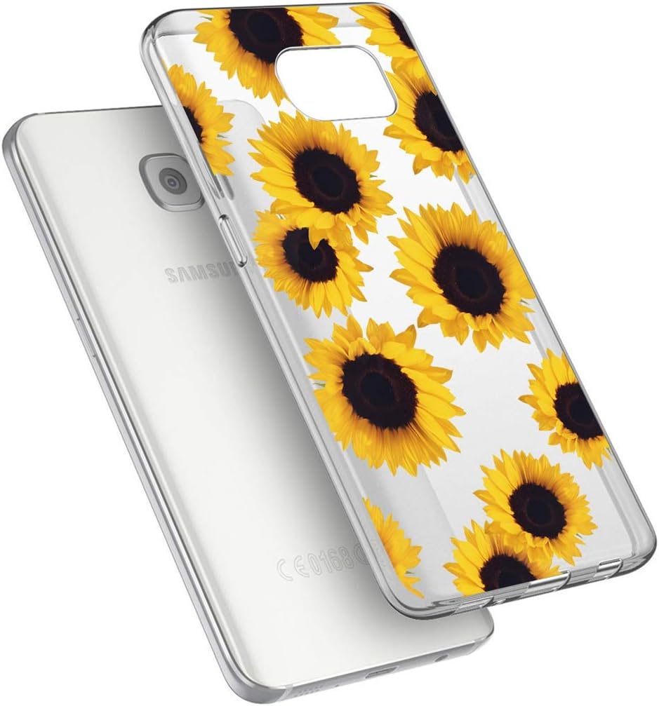 Funda para Samsung Galaxy S7, funda transparente para niñas y mujeres, TPU suave a prueba de golpes, funda protectora transparente para Samsung