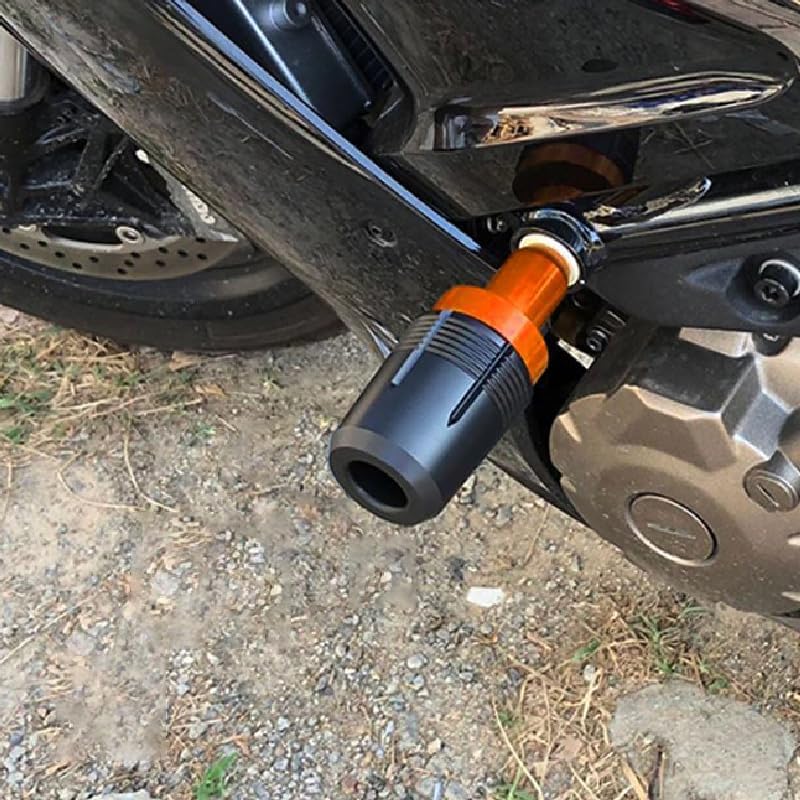 Compatible con DUK-390 DUK-200 DUK-125 DUK 200 125 2014-2023 Accesorios de motocicleta CNC Crash Pad Frame Sliders Protector de caída (naranja)
