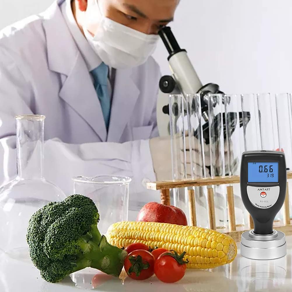 Medidor de actividad acuática Probador inteligente de actividad de agua de alimentos para alimentos Jerky seco grano vegetal, AW Monitor prueba de