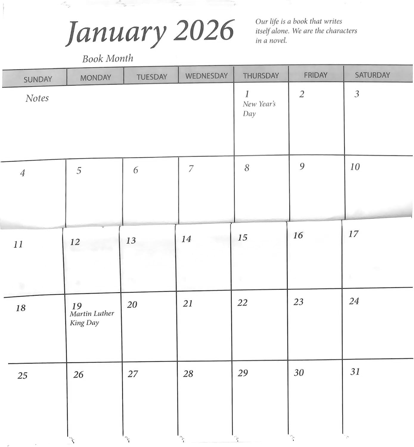 Calendario de bolsillo con bloc de notas de 3 años 2024, 2025 y 2026 (remolino azul)