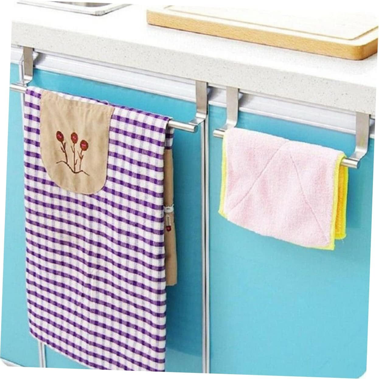 Zerodeko 1 gancho para puerta de armario, estante de almacenamiento de gabinete, ganchos de metal, estantes montados en la pared para almacenamiento