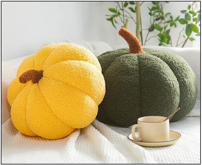 Almohada de calabaza 3D para abrazar, peluche de calabaza esponjosa, almohada de calabaza para sofá, calabaza para decoración del hogar, Halloween,