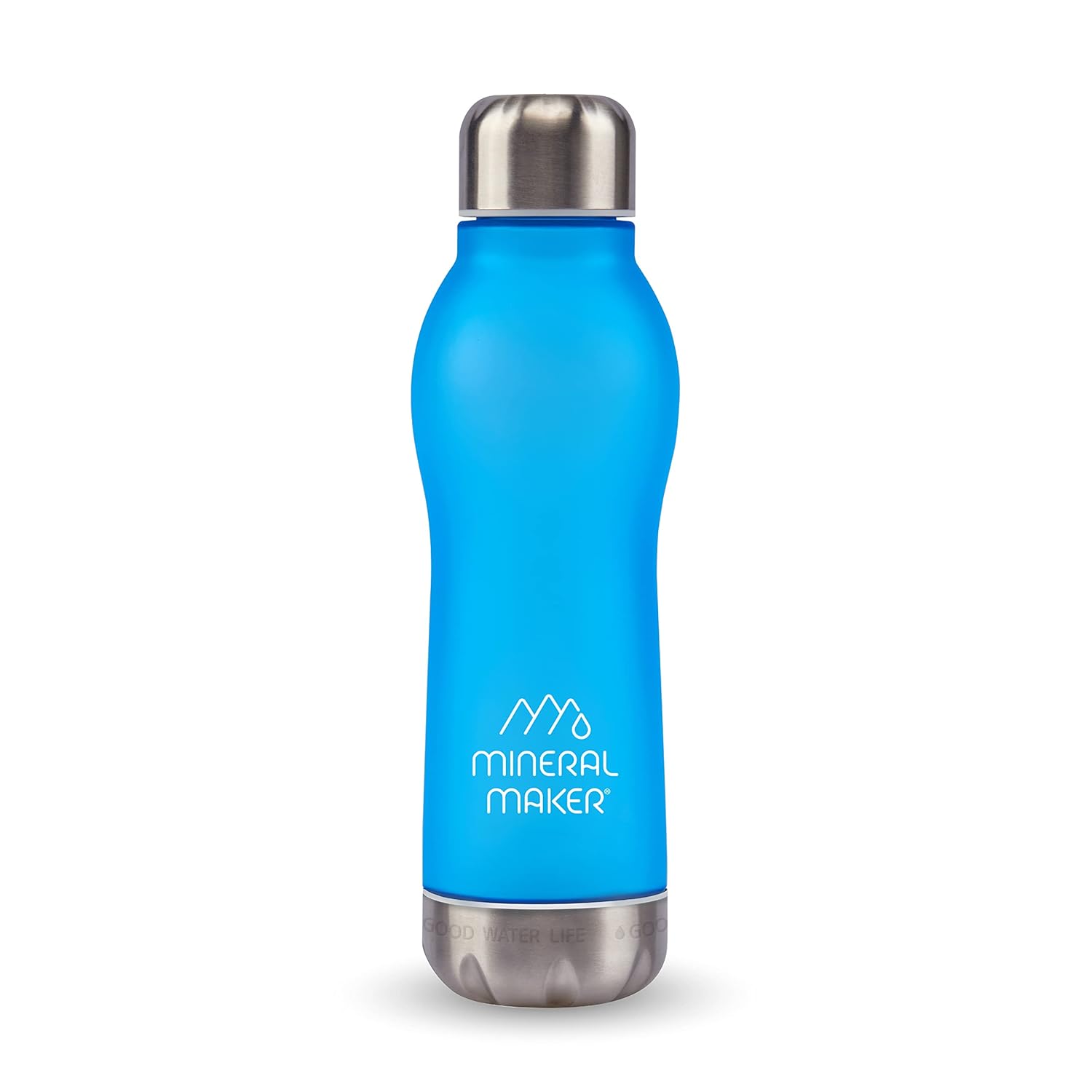 Botella de agua mineral de iones alcalinos mejorada con magnesio, 99.9% de agua pura con pH natural, sin BPA, vaso de Tritan deportivo, viajes,