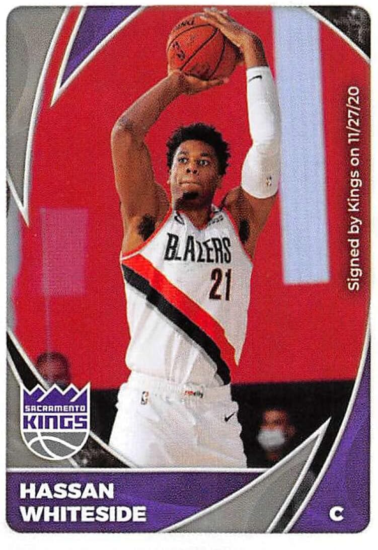 2020-21 Panini Stickers #466 Hassan Whiteside Official NBA Basketball Album Sticker Measuring 2.75 inch tall X 2 inches wide in Raw (NM or Better